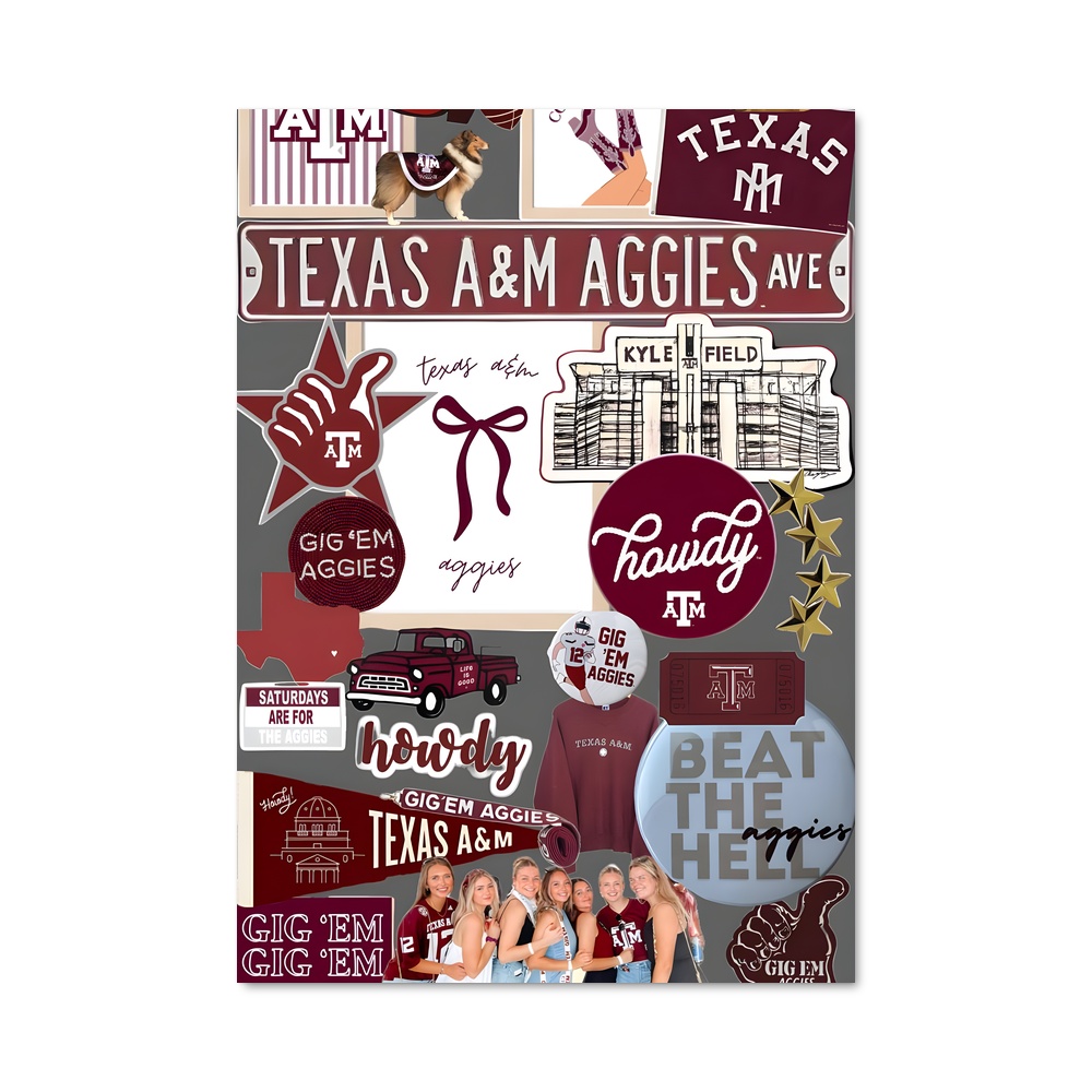 Poster Texas aandm aggies